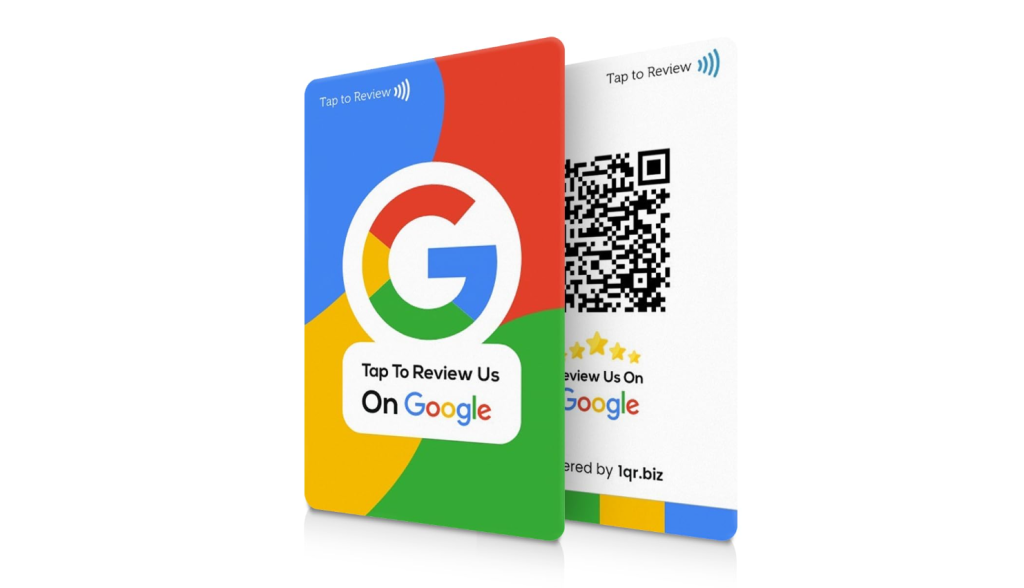 A QR code that is scannable that links directly to a GMB page designed to help businesses get more Google Maps reviews