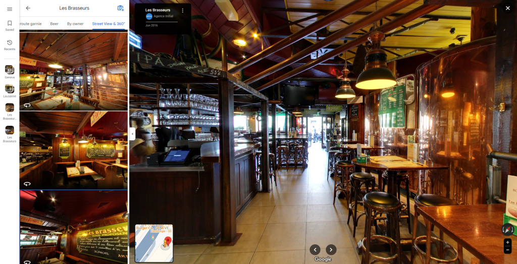 Screenshot from google maps showing how to prepare your business before adding a 360 google virtual tour for business