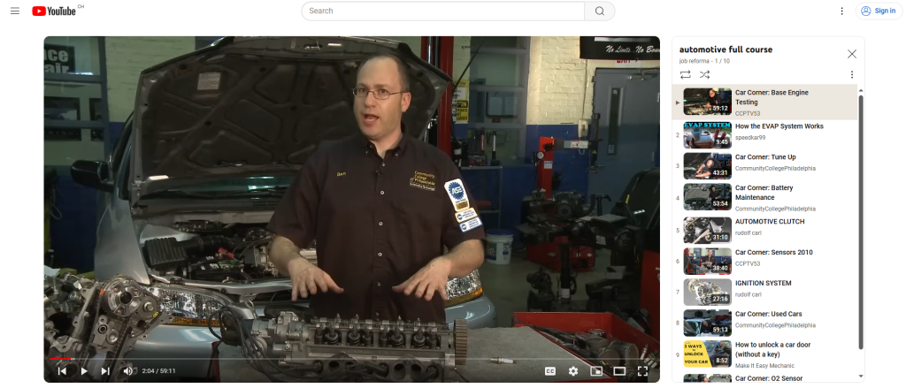 Adding Geo Targeted Video Content to grow a local mechanic shop for local seo by creating YouTube videos