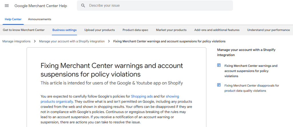 Google Merchant Center Policy and Guidelines Your Need To Review