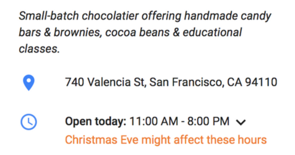 How to set your holiday hours for Christmas eve on Google Maps by using your Google Business Profile