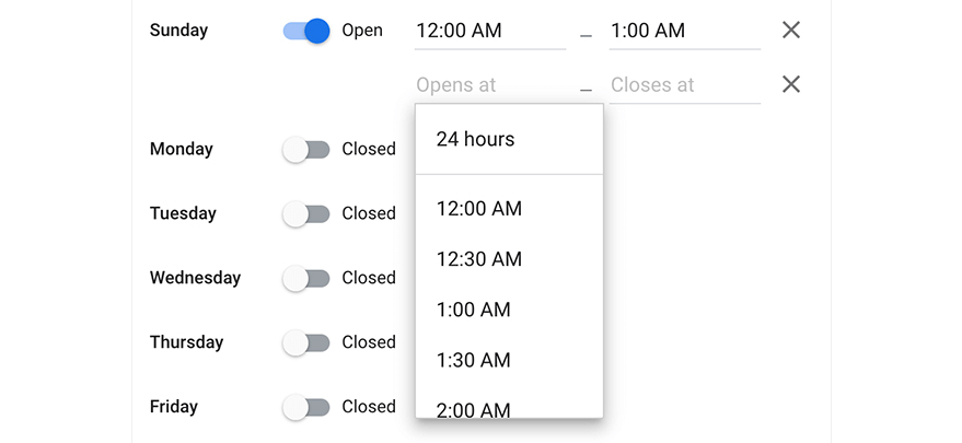 Setting your break hours on your google business profile for Google Maps